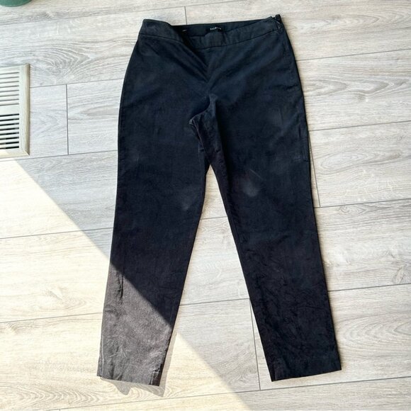 Talbots Black Curvy Slim Fit Velveteen Pants - Picture 2 of 13